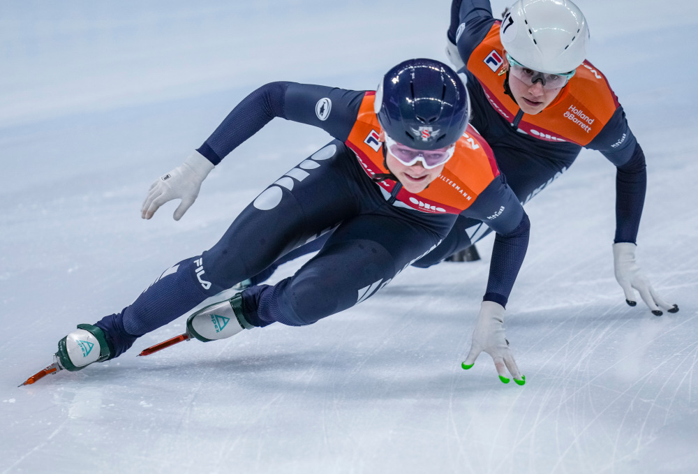 毛里求斯选手获得速滑米女子冠军 毛里求斯选手获得速滑米女子冠军